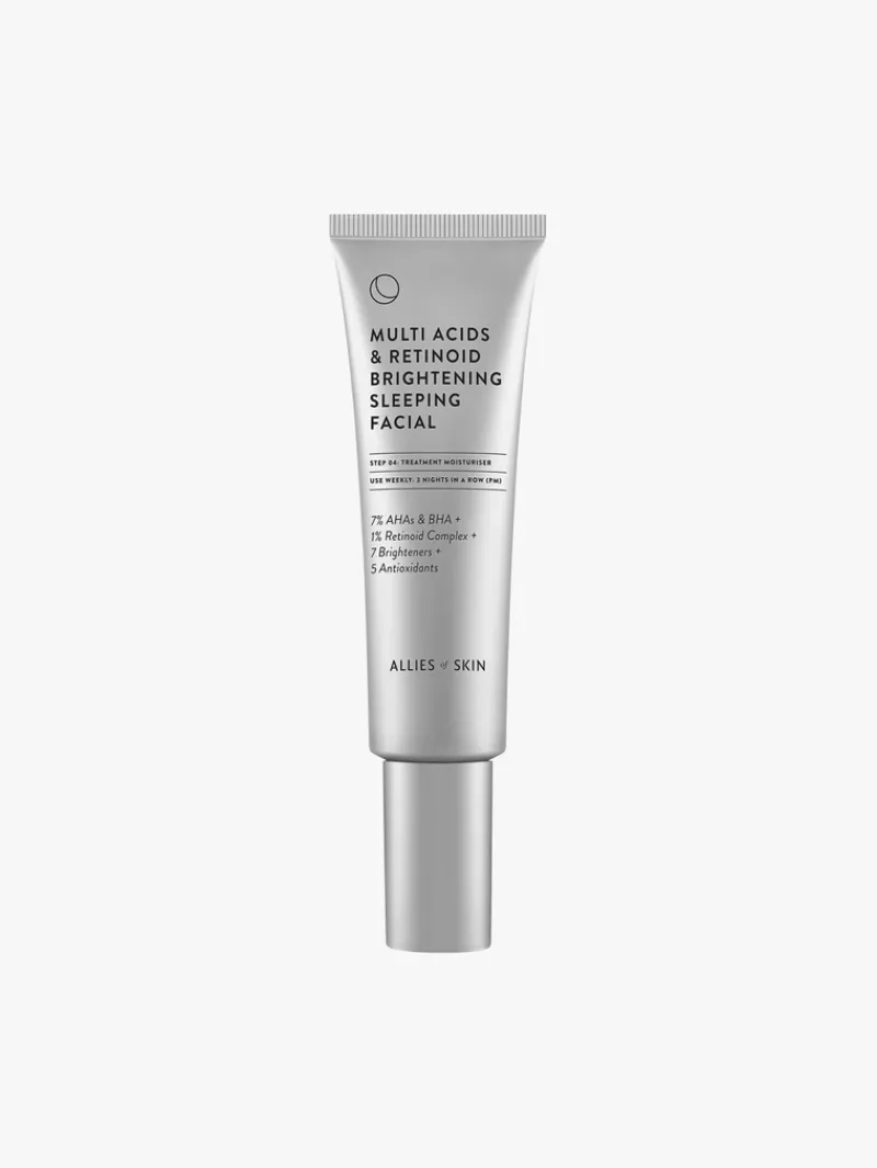 Allies of Skin Multi Acids & Retiniod Brightening Sleeping Facial | MECCA New