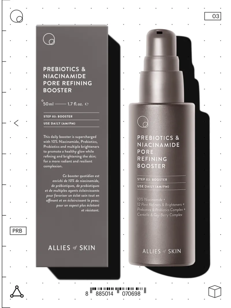 Allies of Skin Prebiotics & Niacinamide Pore Refining Booster | MECCA Fashion