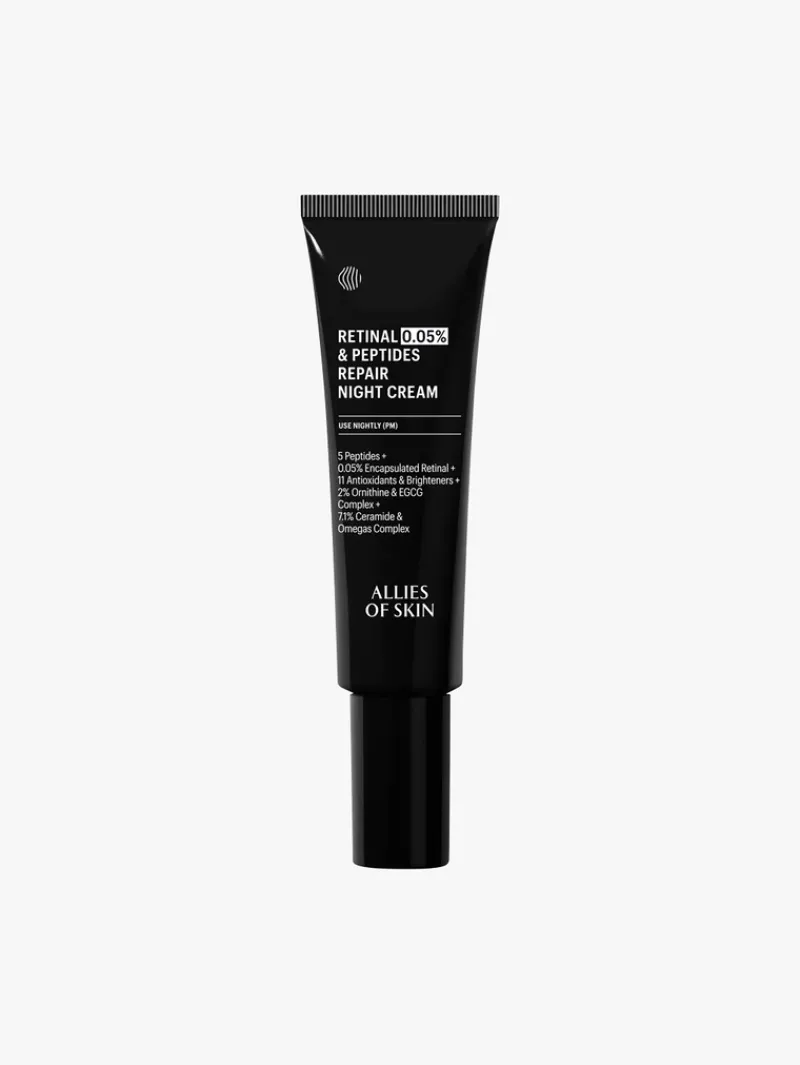 Allies of Skin Retinal 0.05% Peptides Repair Night Cream | MECCA Hot
