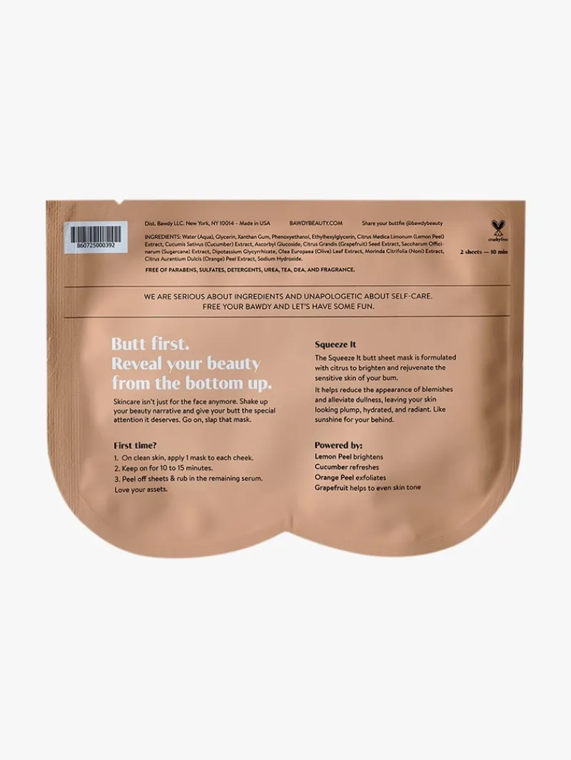 Bawdy Squeeze It Brightening & Rejuvenating Butt Mask | MECCA Outlet