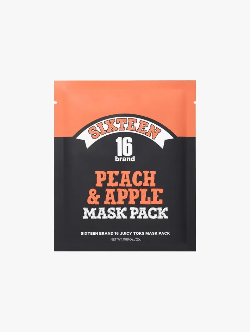 16Brand 16 Juicy Toks Mask Pack Peach Apple | MECCA Hot