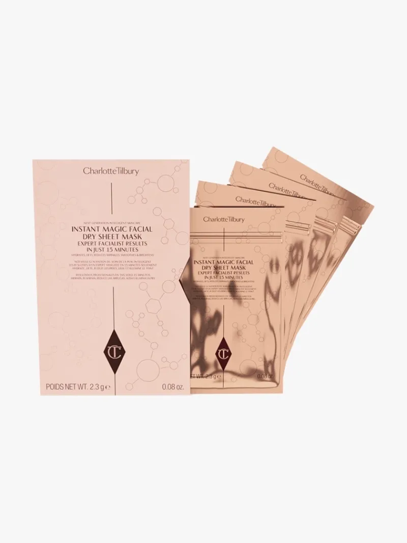 Charlotte Tilbury Instant Magic Facial Dry Sheet Mask | MECCA Hot