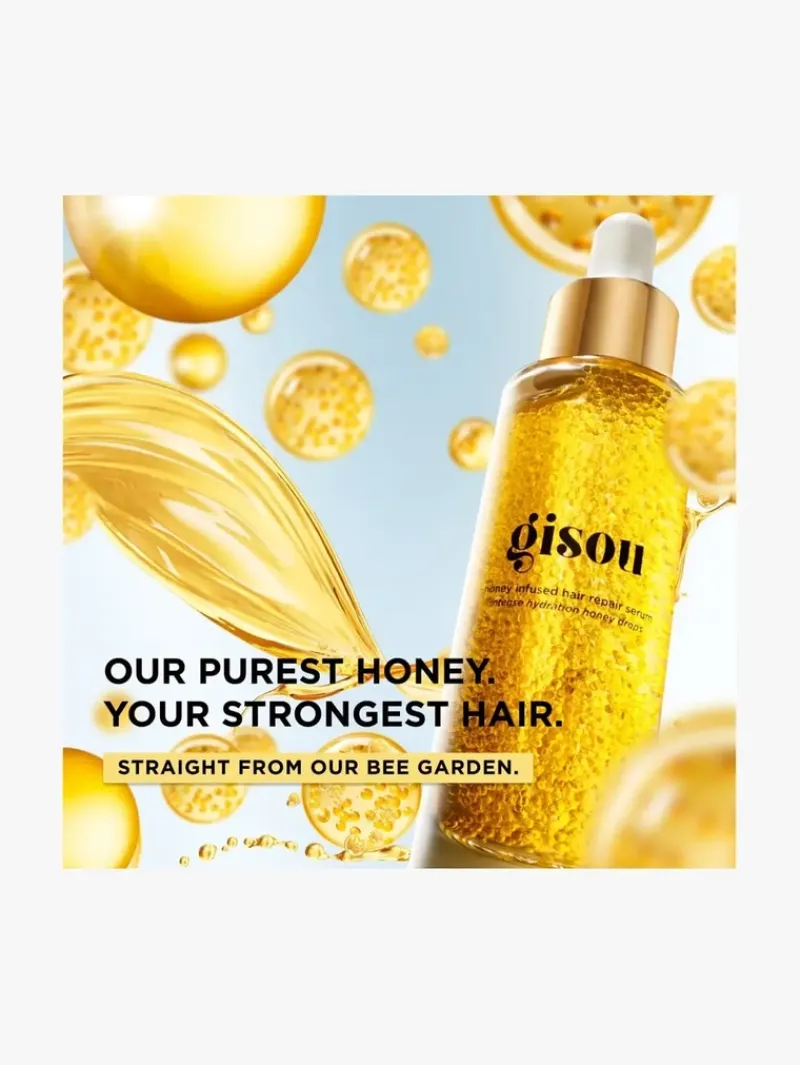 Gisou Deeply repairs, intensely hydrates and protects. Honey Infused Hair Repair Serum - | MECCA Discount
