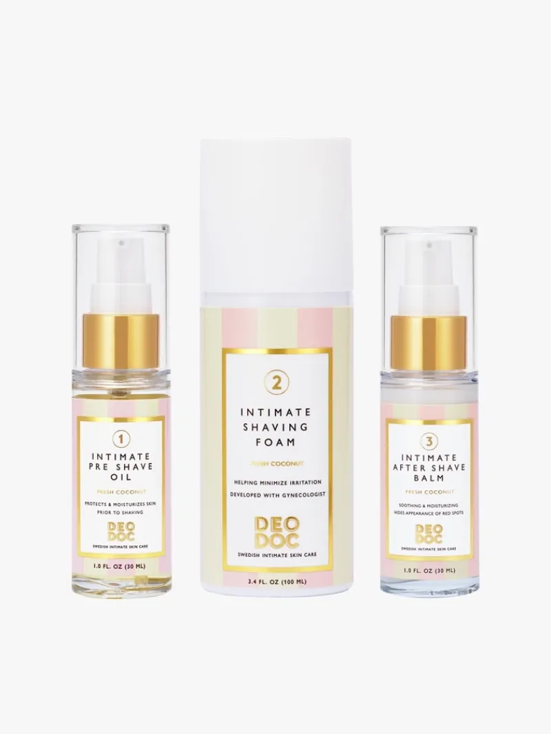 DeoDoc Shaving Trio Fresh Coconut | MECCA Online