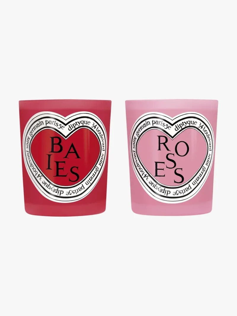 DIPTYQUE Baies & Roses Valentine's Candle Duo | MECCA Best