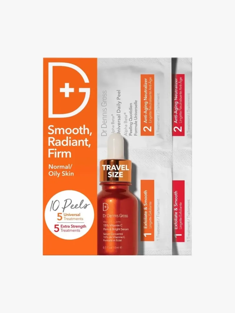 Dr. Dennis Gross Smooth, Radiant, Firm Normal/Oily Skin Kit | MECCA Fashion