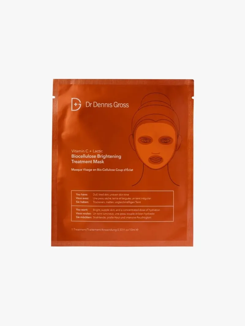 Dr. Dennis Gross Dr Dennis Gross Vitamin C + Lactic Biocellulose Brightening Treatment Mask | MECCA Sale