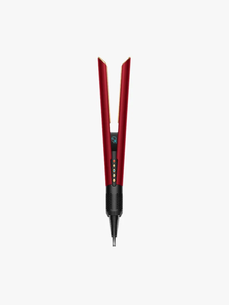 Dyson Airstrait™ Straightener Red Velvet/Gold | MECCA Clearance