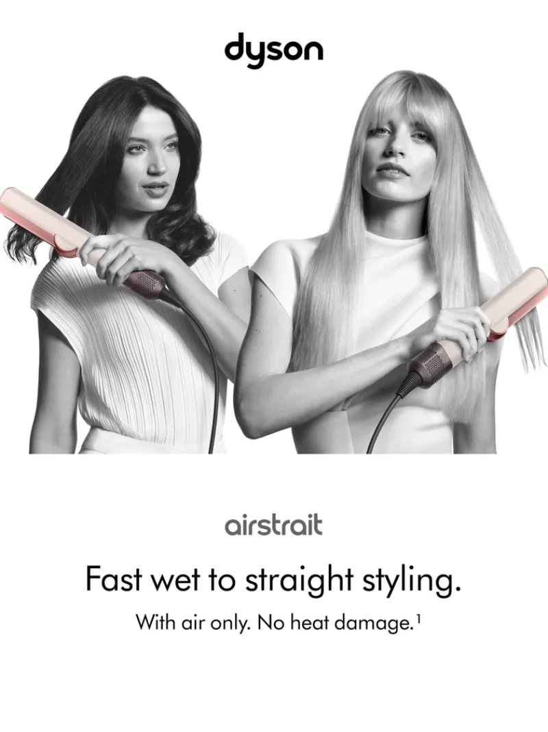 Dyson Airstrait™ Straightener Ceramic Pink/Rose Gold | MECCA Outlet