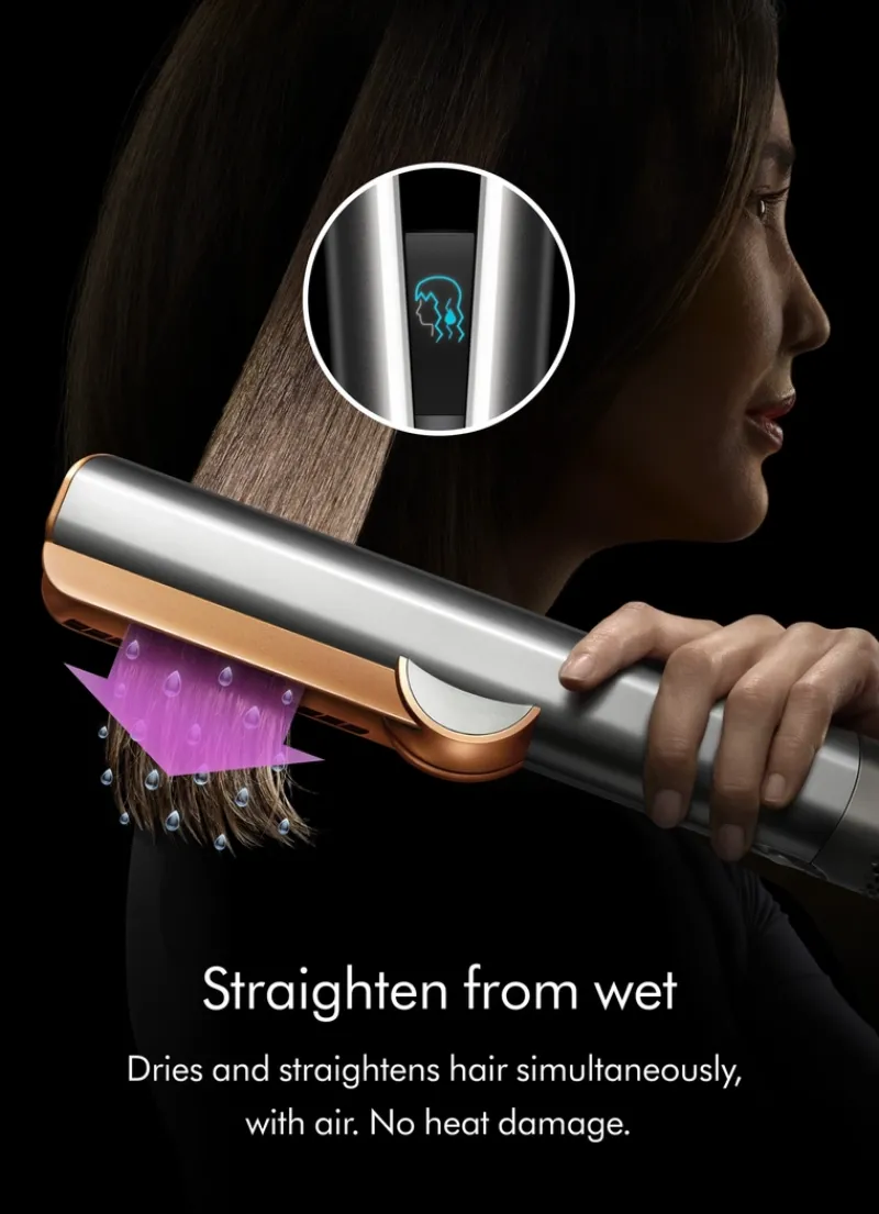 dyson_airstrait_straighte_2.webp Dyson Airstrait™ Straightener Red Velvet/Gold | MECCA Clearance