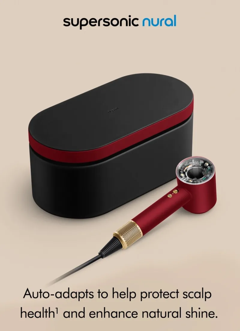 Dyson Supersonic Nural™ Intelligent Hair Dryer Red /Gold | MECCA Discount