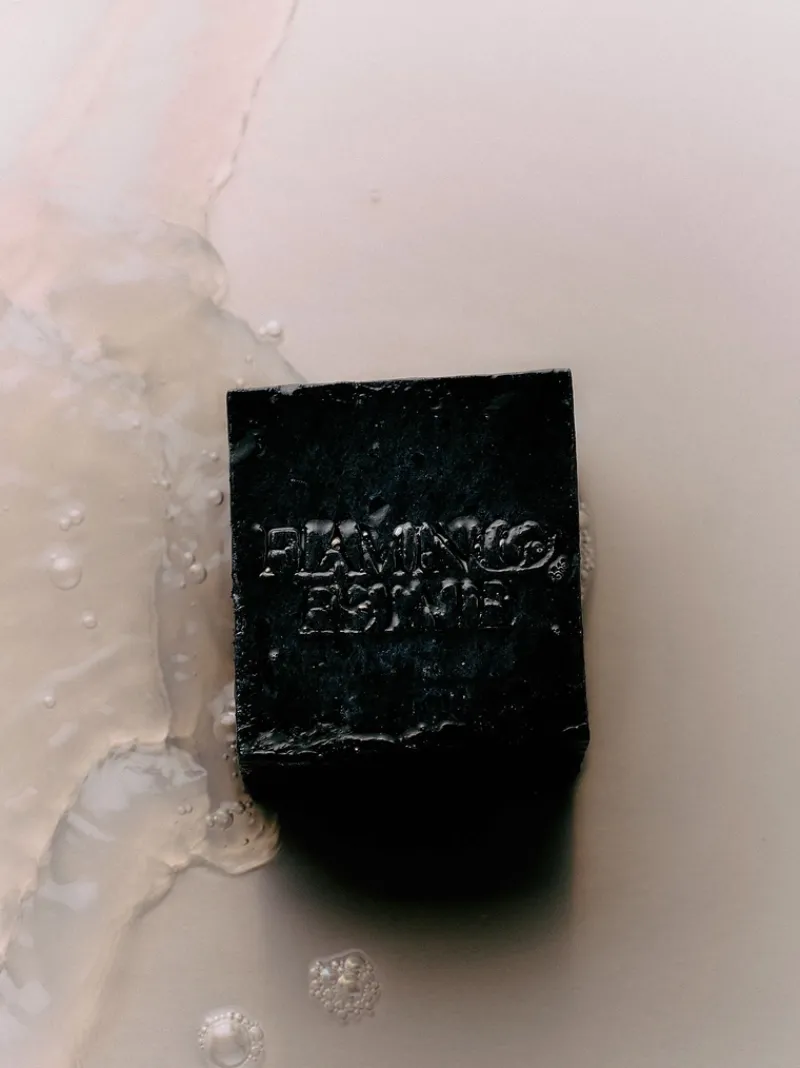Flamingo Estate Lavender and Charcoal Soap | MECCA Outlet