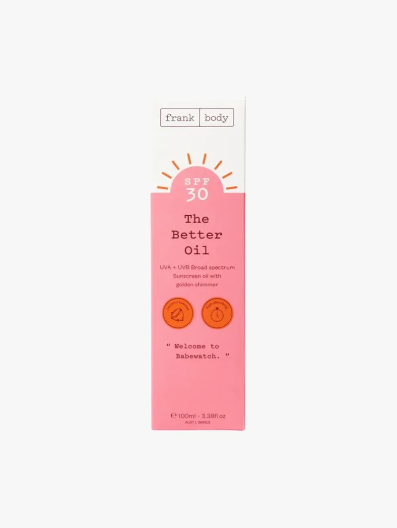 Frank Body The Better Oil SPF30 | MECCA Discount
