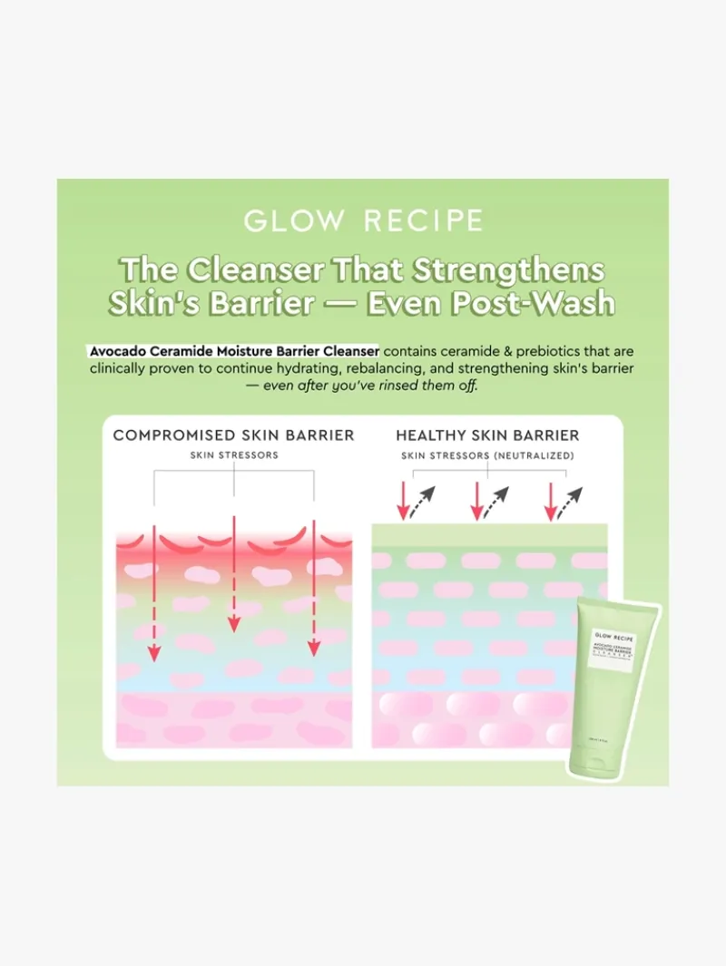 glow_recipe_avocado_ceram_5-1.webp Glow Recipe Avocado Ceramide Moisture Barrier Cleanser | MECCA New