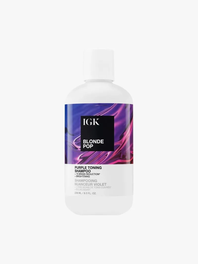 IGK BLONDE POP Purple Toning Shampoo - Retail litre - | MECCA Clearance
