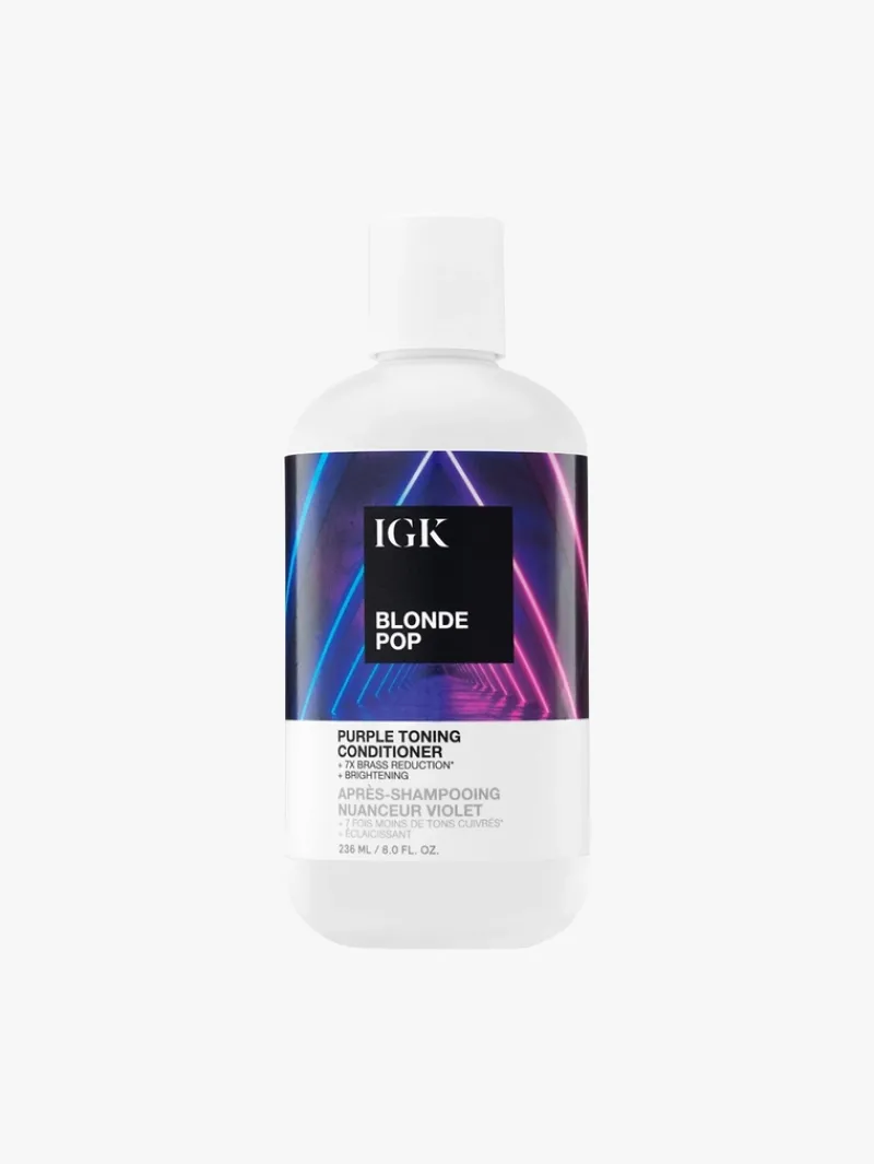 IGK BLONDE POP Purple Toning Conditioner - Retail litre - 236ml | MECCA New