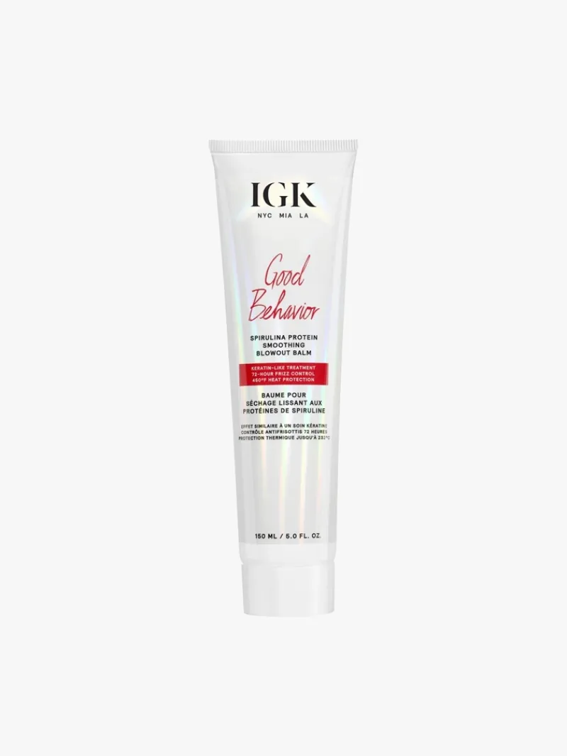 IGK Good Behaviour Spirulina Protein Smoothing Blowout Balm | MECCA New