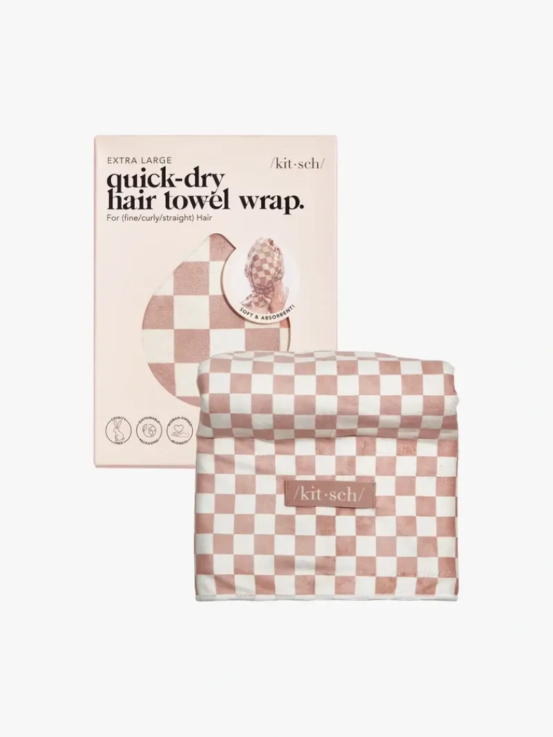 Kitsch Extra Large Quick-Dry Hair Towel Wrap | MECCA New
