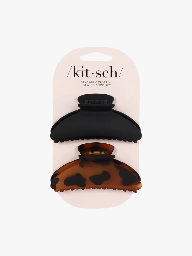 Kitsch Recycled Plastic Medium Claw Clips 2pc | MECCA Online