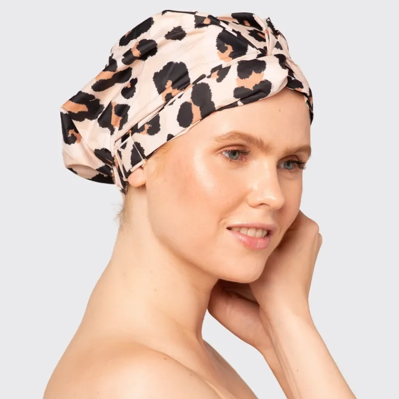 kitsch_recycled_polyester_3.webp Kitsch Recycled Polyester Luxe Shower Cap Leopard | MECCA Best