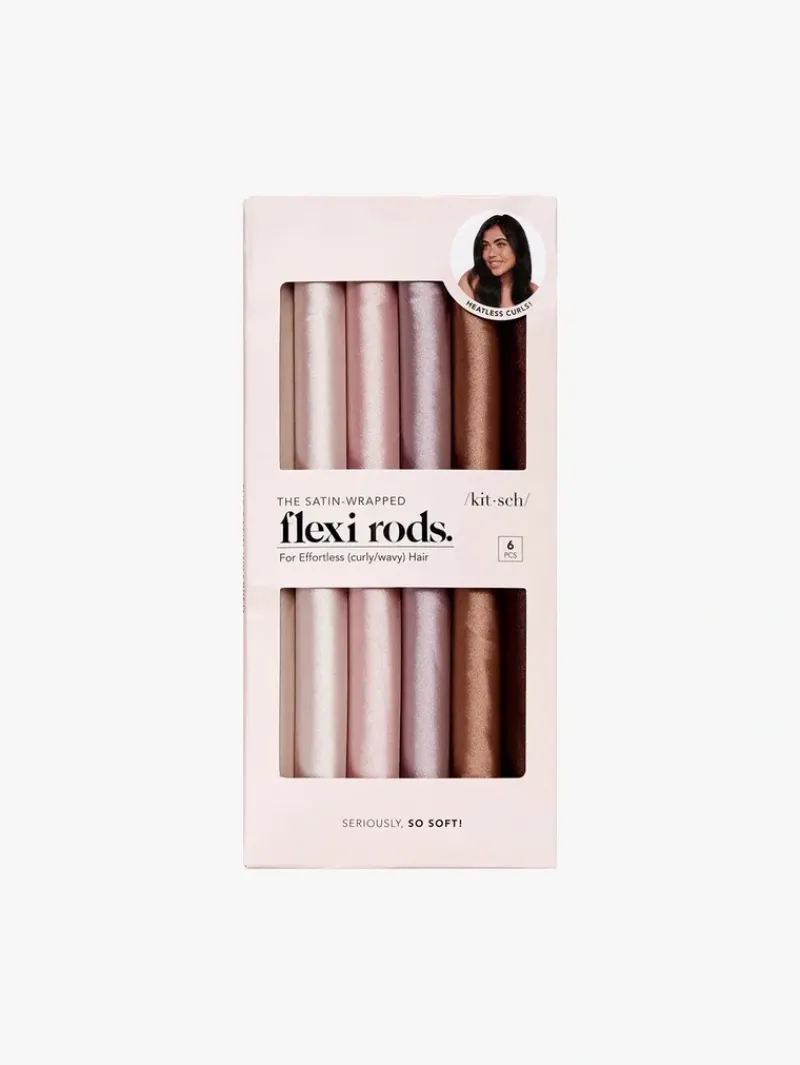 Kitsch Satin Wrapped Flexi Rods- 6pc | MECCA Hot