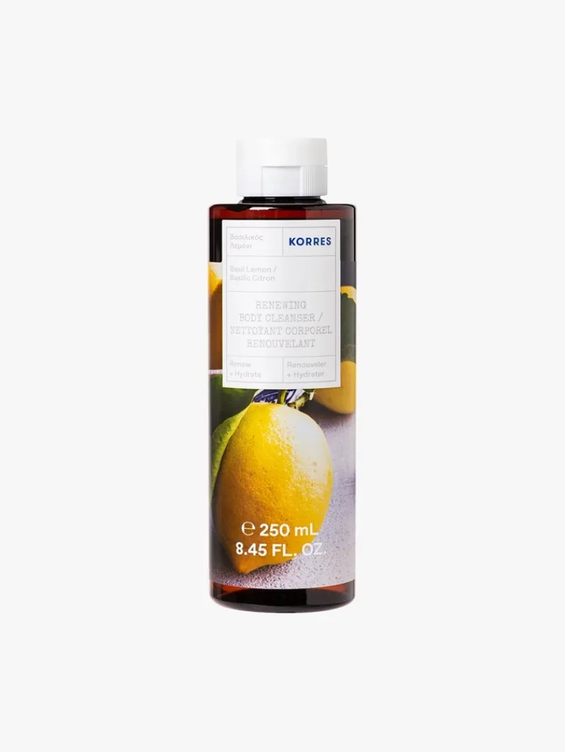 Korres Basil Lemon Renewing Body Cleanser | MECCA Clearance
