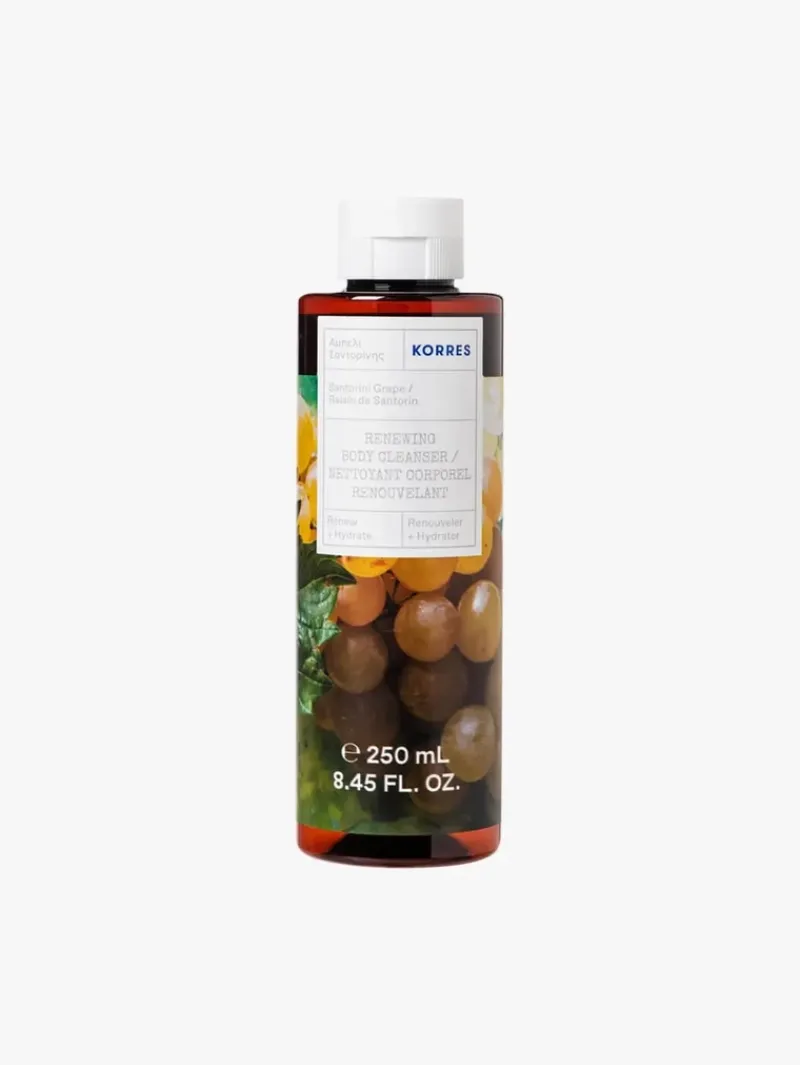 Korres Santorini Grape Renewing Body Cleanser | MECCA Hot