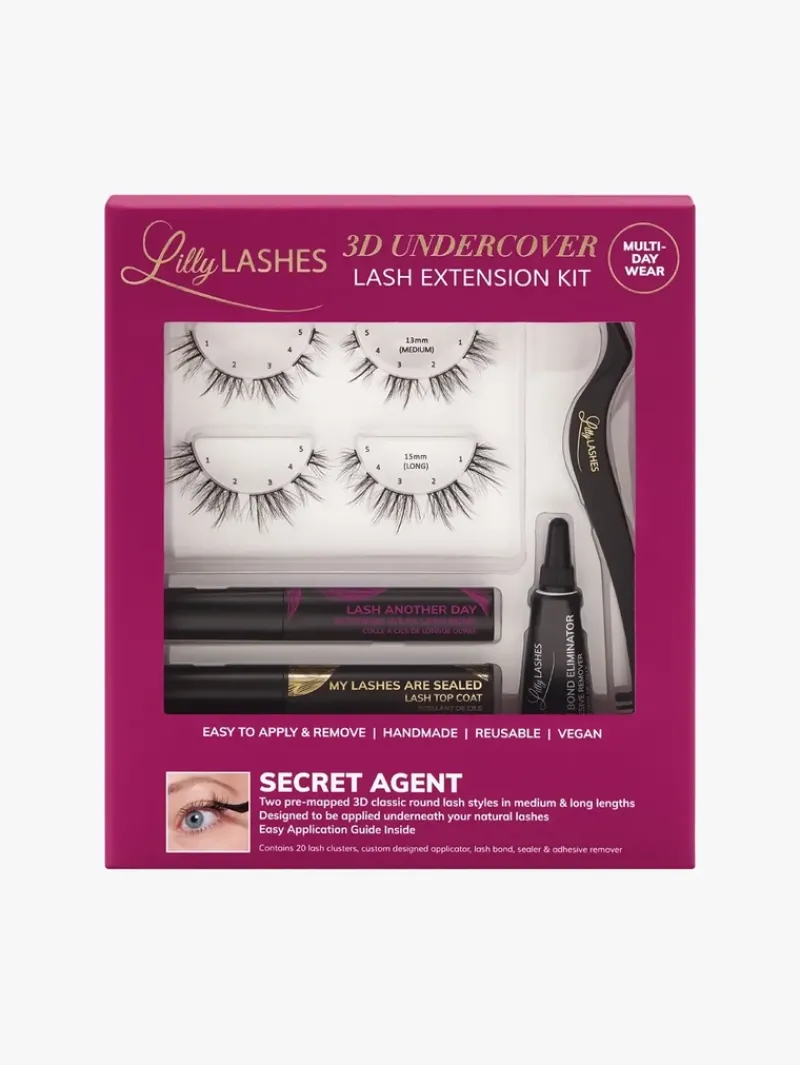 Lilly Lashes 3D UnderCover Lash System Kit Double Agent | MECCA Online
