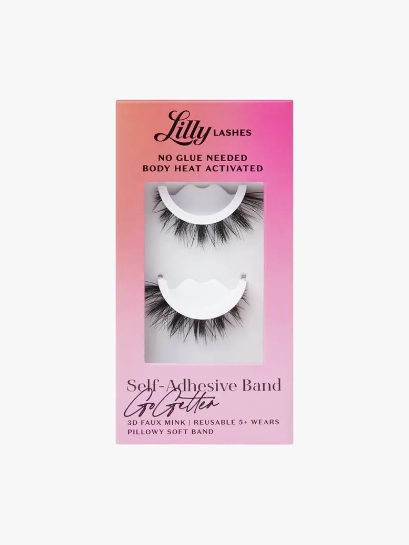 Lilly Lashes Self Adhesive Band 3D Faux Mink GoGetter | MECCA Discount