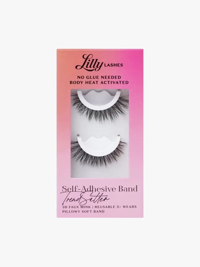 Lilly Lashes Self Adhesive Band 3D Faux Mink TrendSetter | MECCA Hot