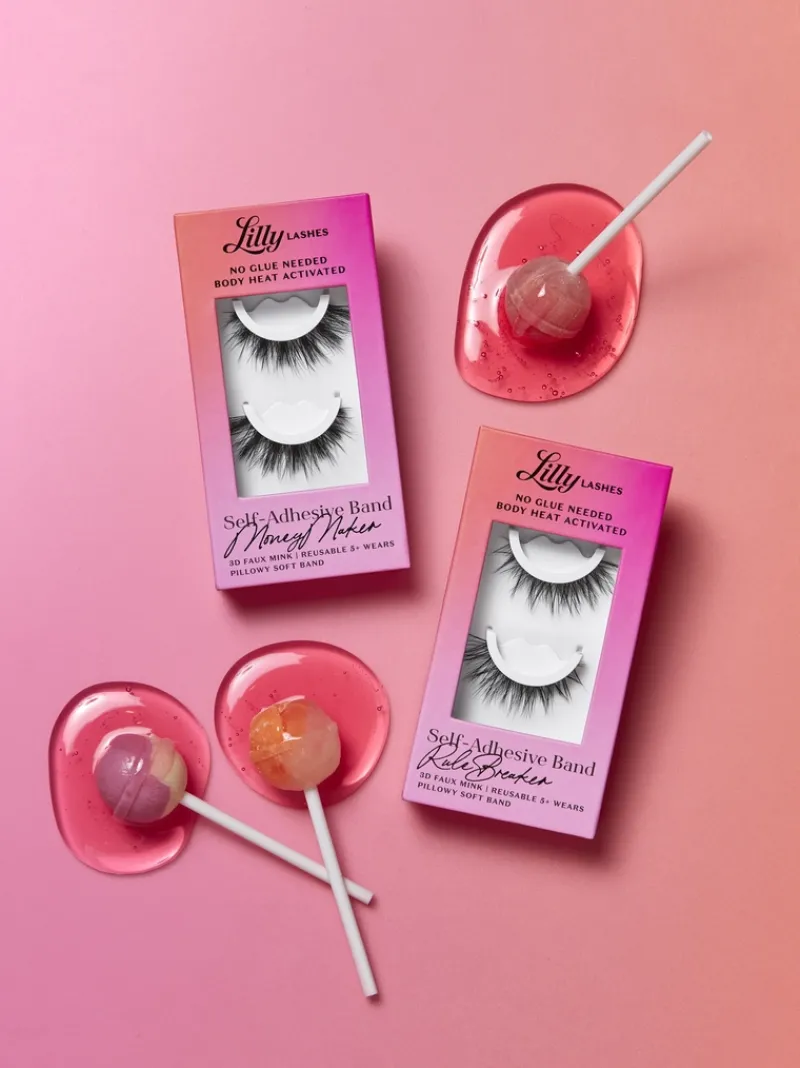Lilly Lashes Self Adhesive Band 3D Faux Mink RuleBreaker | MECCA Sale