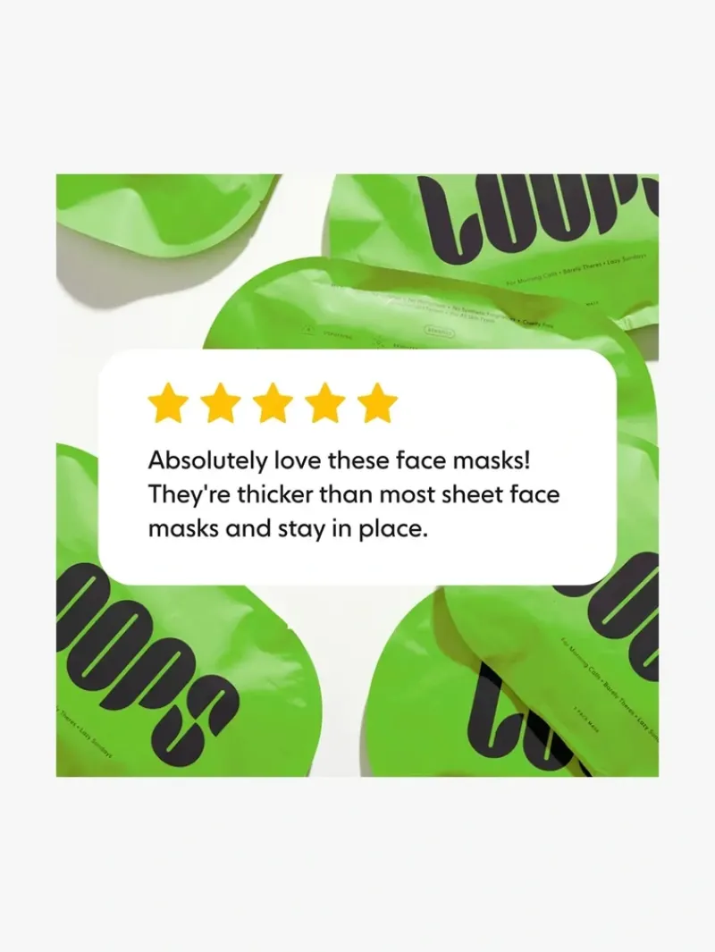 loops_fresh_peel_resurfac_6.webp LOOPS Fresh Peel Resurfacing Hydrogel Face Mask | MECCA Outlet