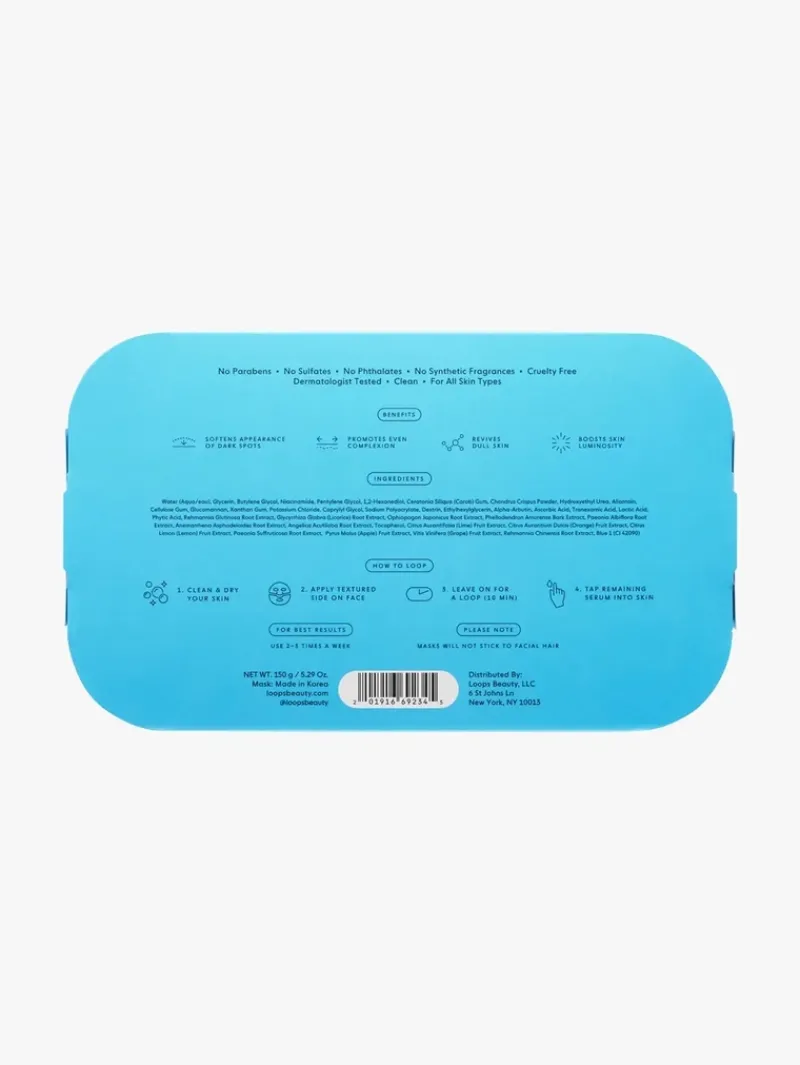 LOOPS Hyper Smooth Dark Spot Hydrogel Face Mask | MECCA Fashion