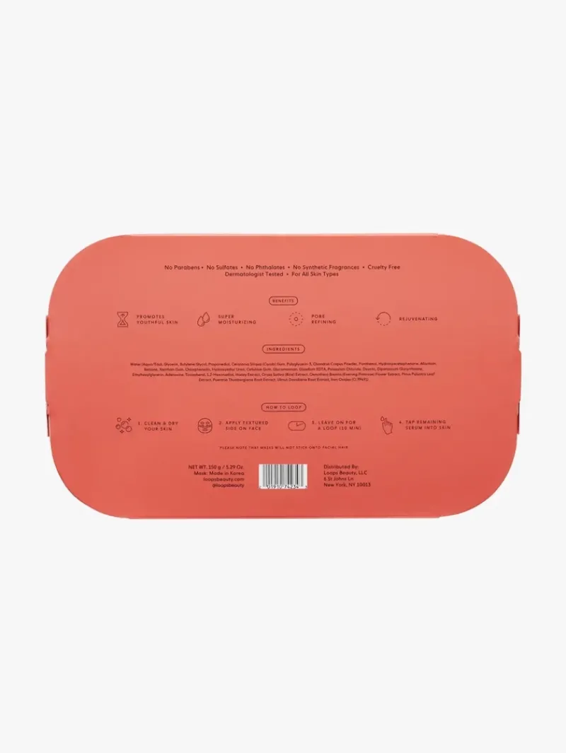 LOOPS Weekly Reset Rejuvenating Hydrogel Face Mask | MECCA Hot