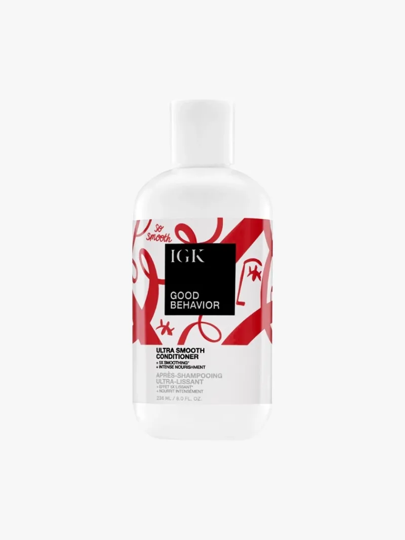 IGK Luxe conditioner for sleek, frizz-free hair. GOOD BEHAVIOR Ultra Smooth Conditioner - | MECCA Online