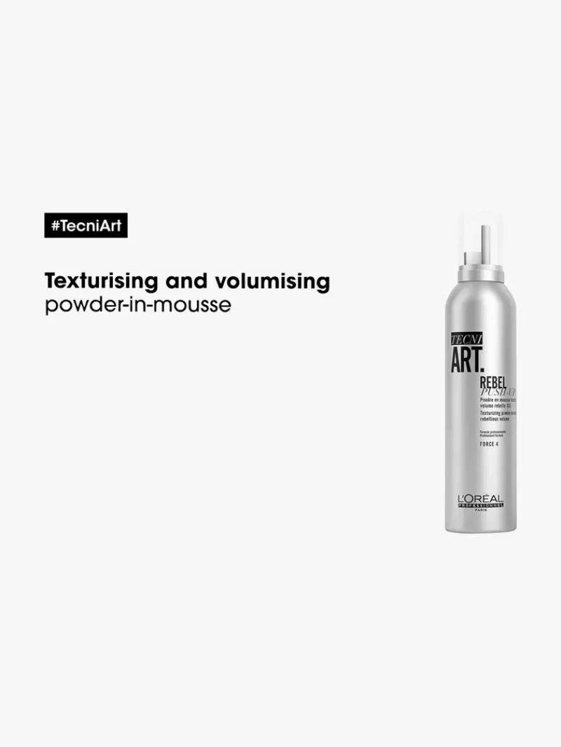 L’Oréal Professionnel L'Oreal Professionnel Rebel Push Up Texturising Mousse | MECCA Clearance