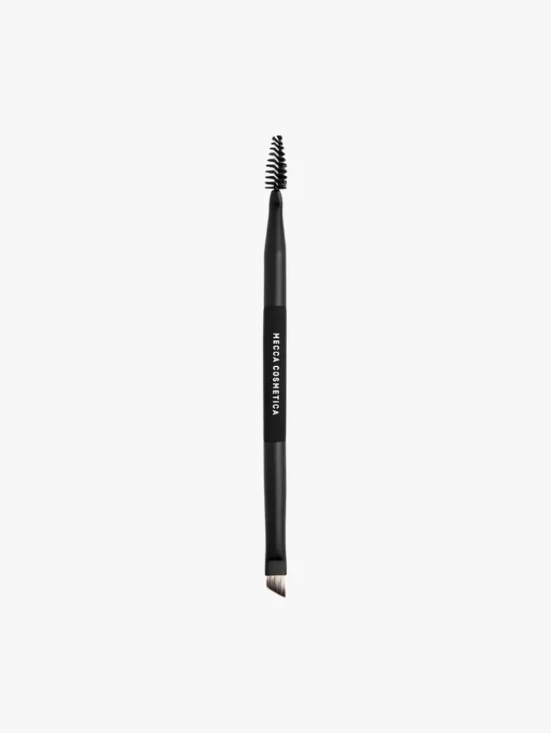 MECCA COSMETICA Dual-Ended Angled Liner Brush & Brow Spoolie | MECCA Hot