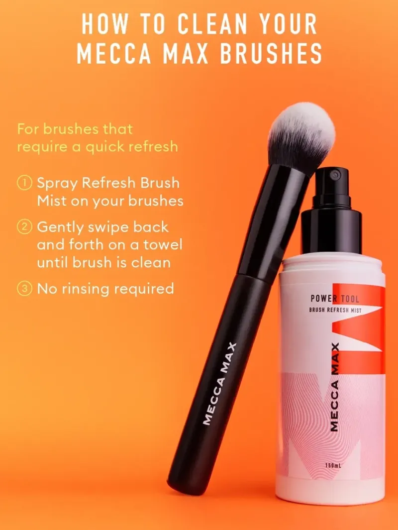 MECCA MAX POWER TOOL Brush Refresh Mist | MECCA New