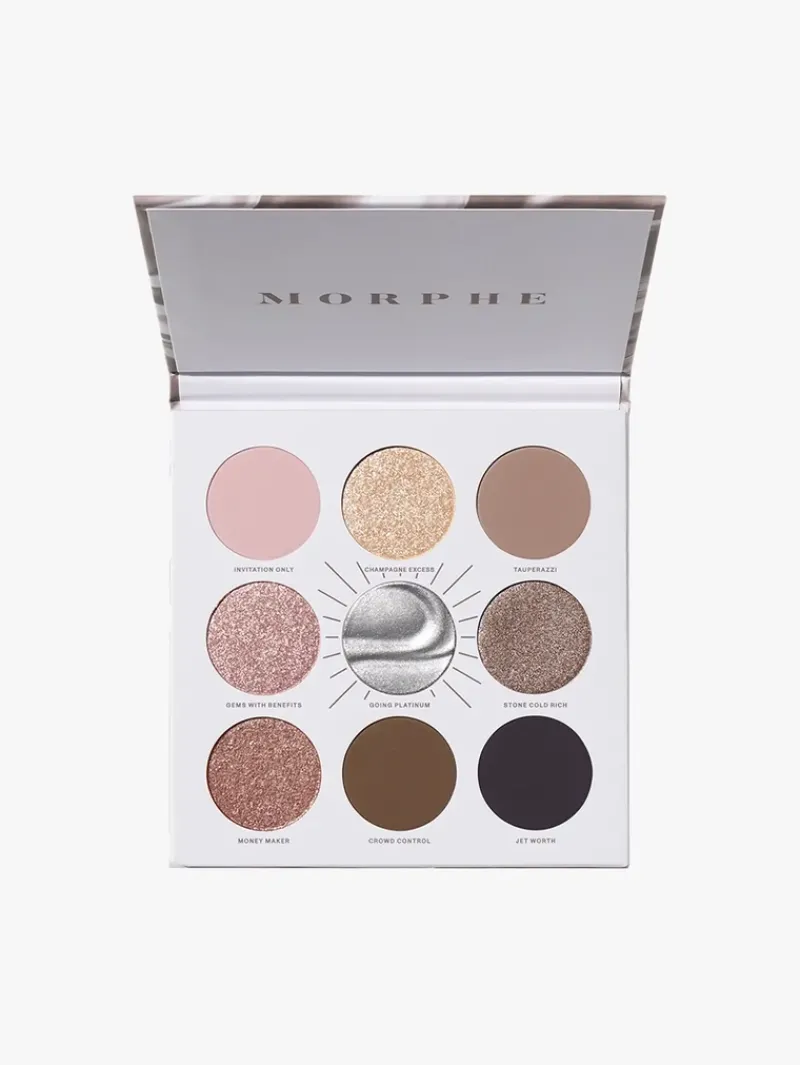 Morphe 9 Pan Going Platinum Artistry Palette | MECCA Hot