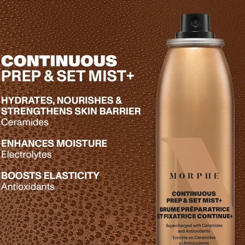 morphe_continuous_prep_am_3.webp Morphe Continuous Prep & Set Mist+ Supercharged with Ceramides and Antioxidants | MECCA Online
