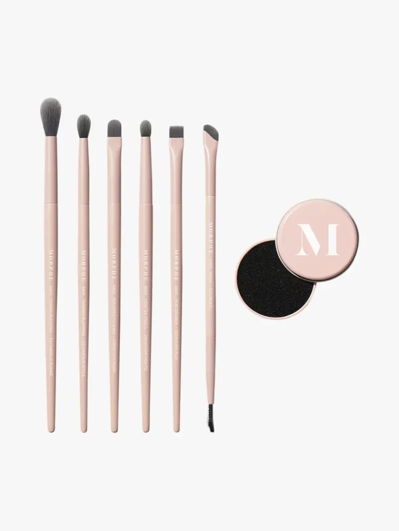 Morphe Eye Shaping Essentials Bamboo & Charcoal Infused Eye Brush Set | MECCA Outlet