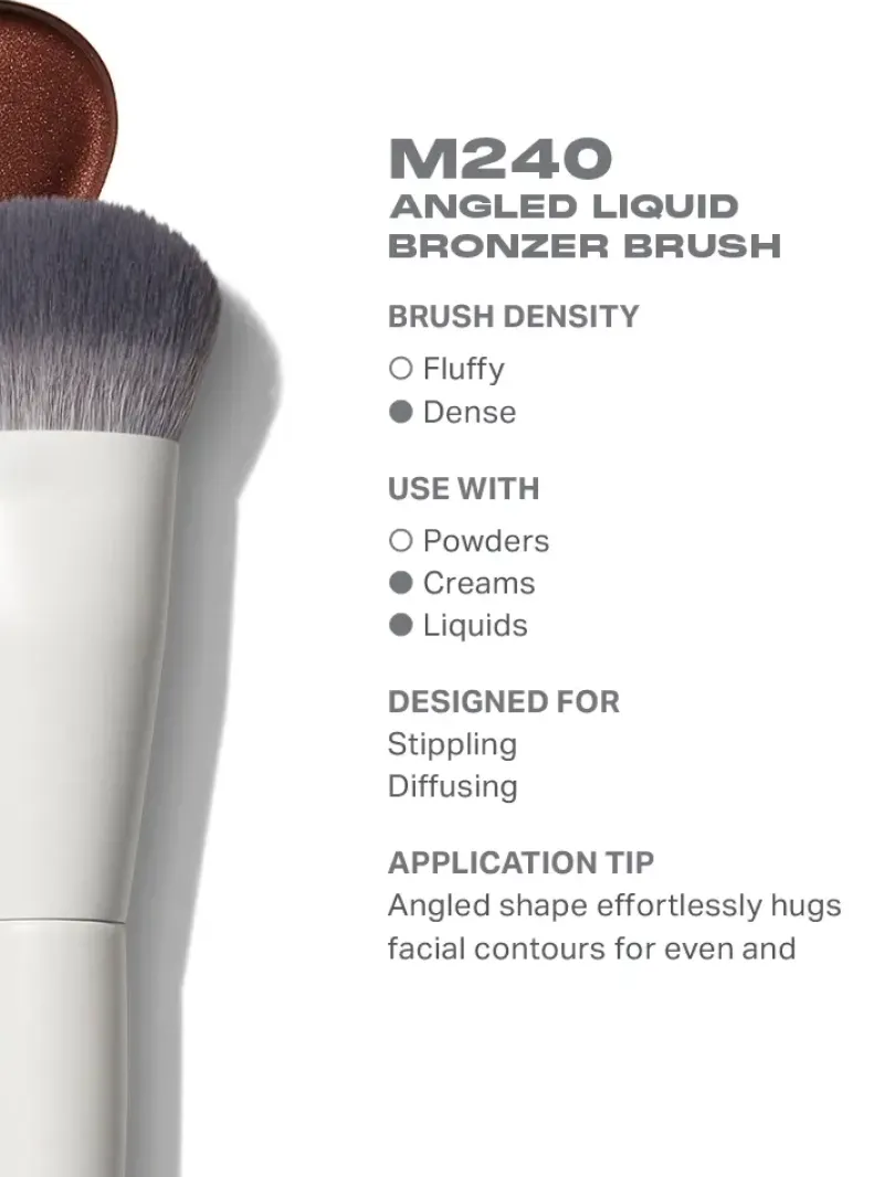 Morphe M240 Angled Liquid Bronzer Brush | MECCA Online