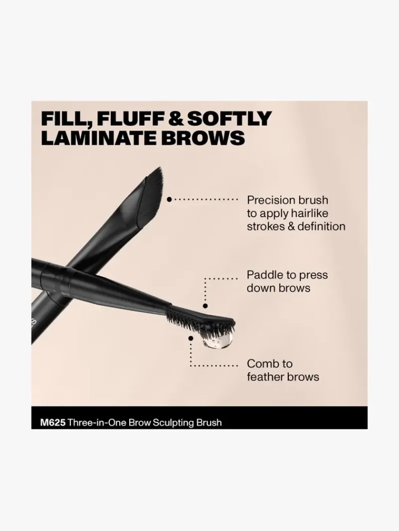 Morphe M625 Three-In-One Brow Sculpting Brush | MECCA Online