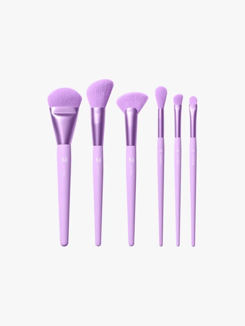 Morphe Ultralavender 6-Piece Face & Eye Brush Set | MECCA Hot