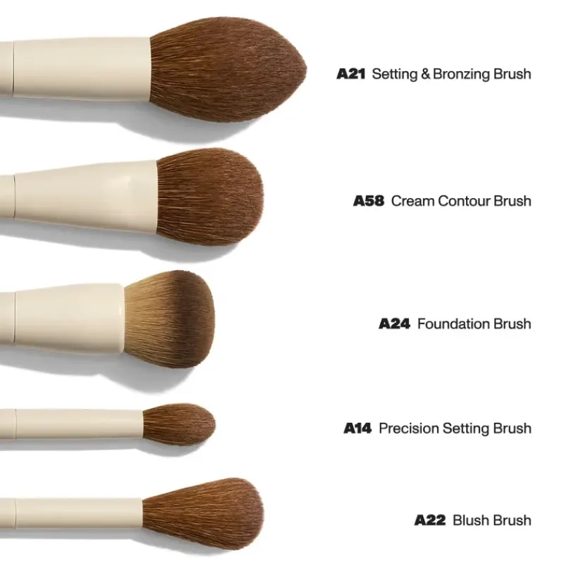 morphe_x_ariel_signature__2.webp Morphe x Ariel Signature 5-Piece Face Brush Set | MECCA Best
