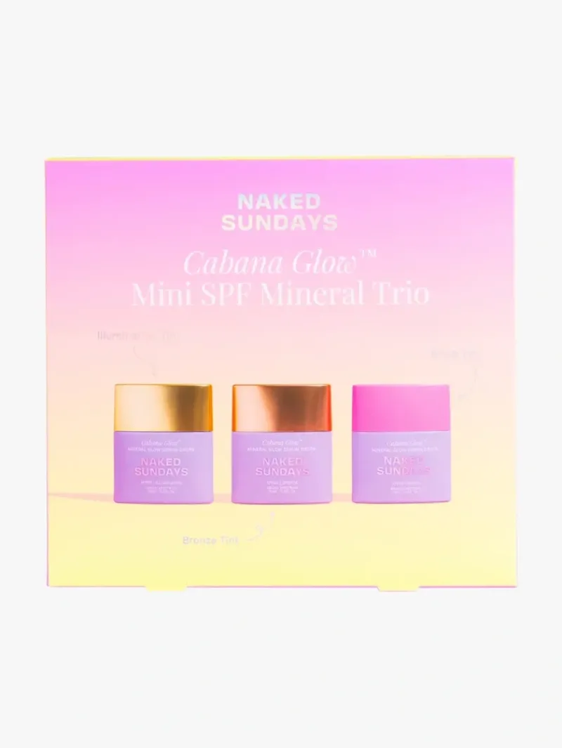 Naked Sundays Cabana Glow Mini SPF Mineral Trio | MECCA Sale