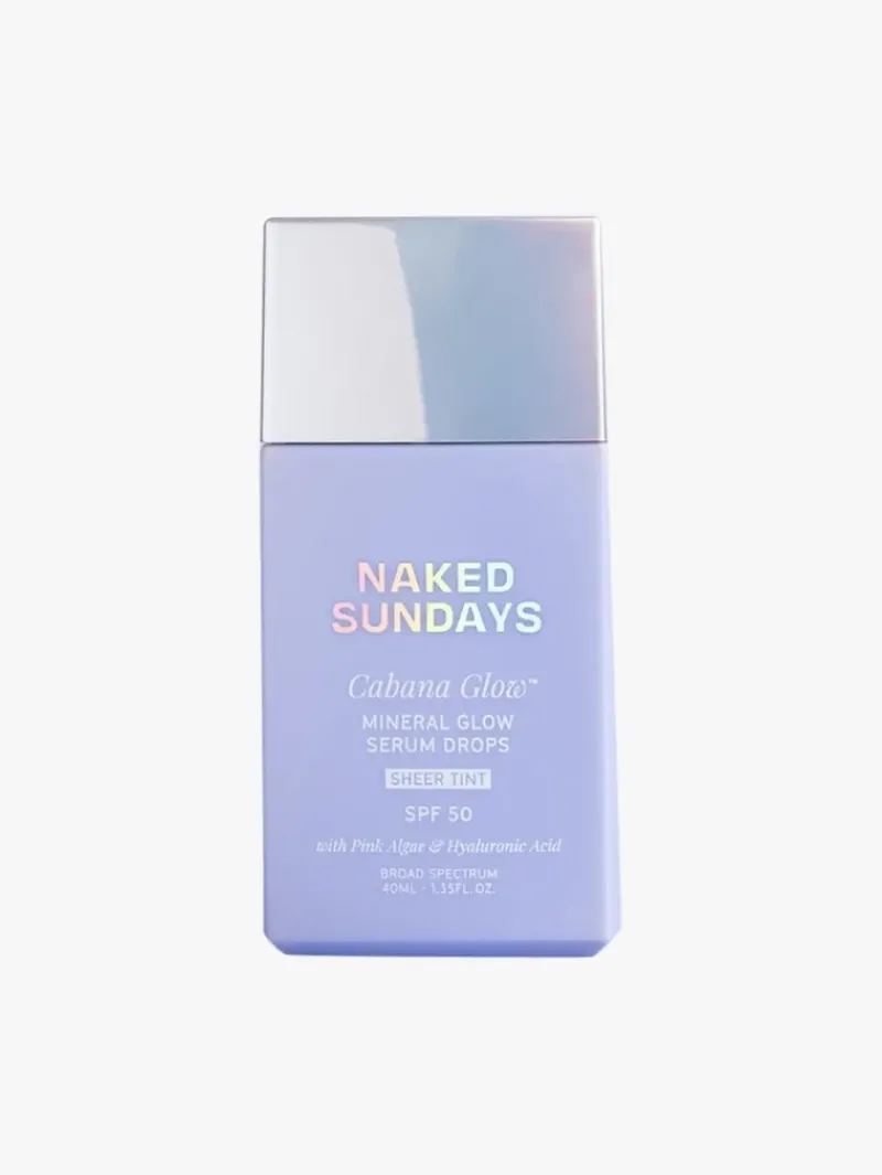 Naked Sundays GLOW + GO SPF50 Mineral Glow Serum Drops | MECCA Outlet