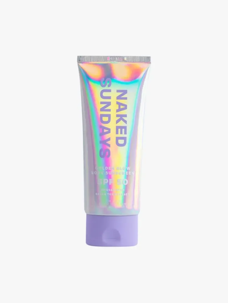 Naked Sundays Golden Glow Body Sunscreen SPF50 | MECCA Best