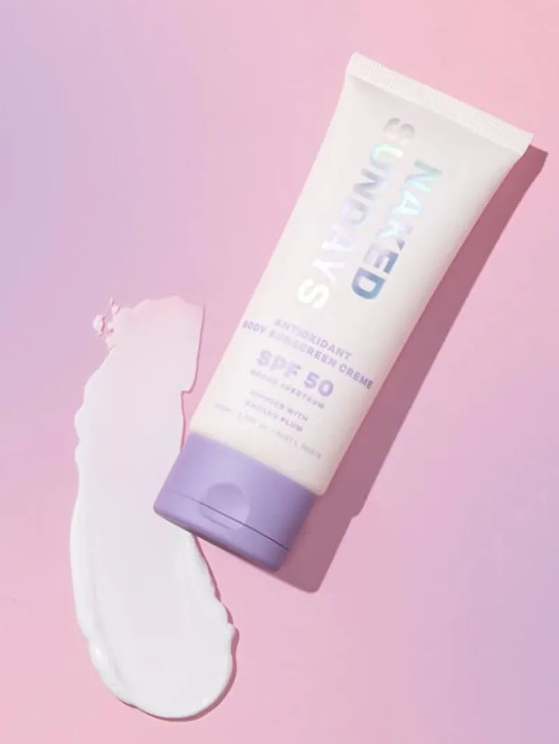 Naked Sundays SPF50 Antioxidant Body Sunscreen Crème | MECCA Best