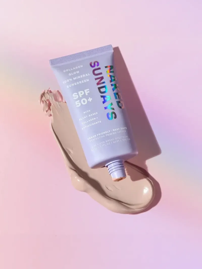 naked_sundays_spf_collage_2.webp Naked Sundays SPF50+ Collagen Glow 100% Mineral Lotion | MECCA Fashion